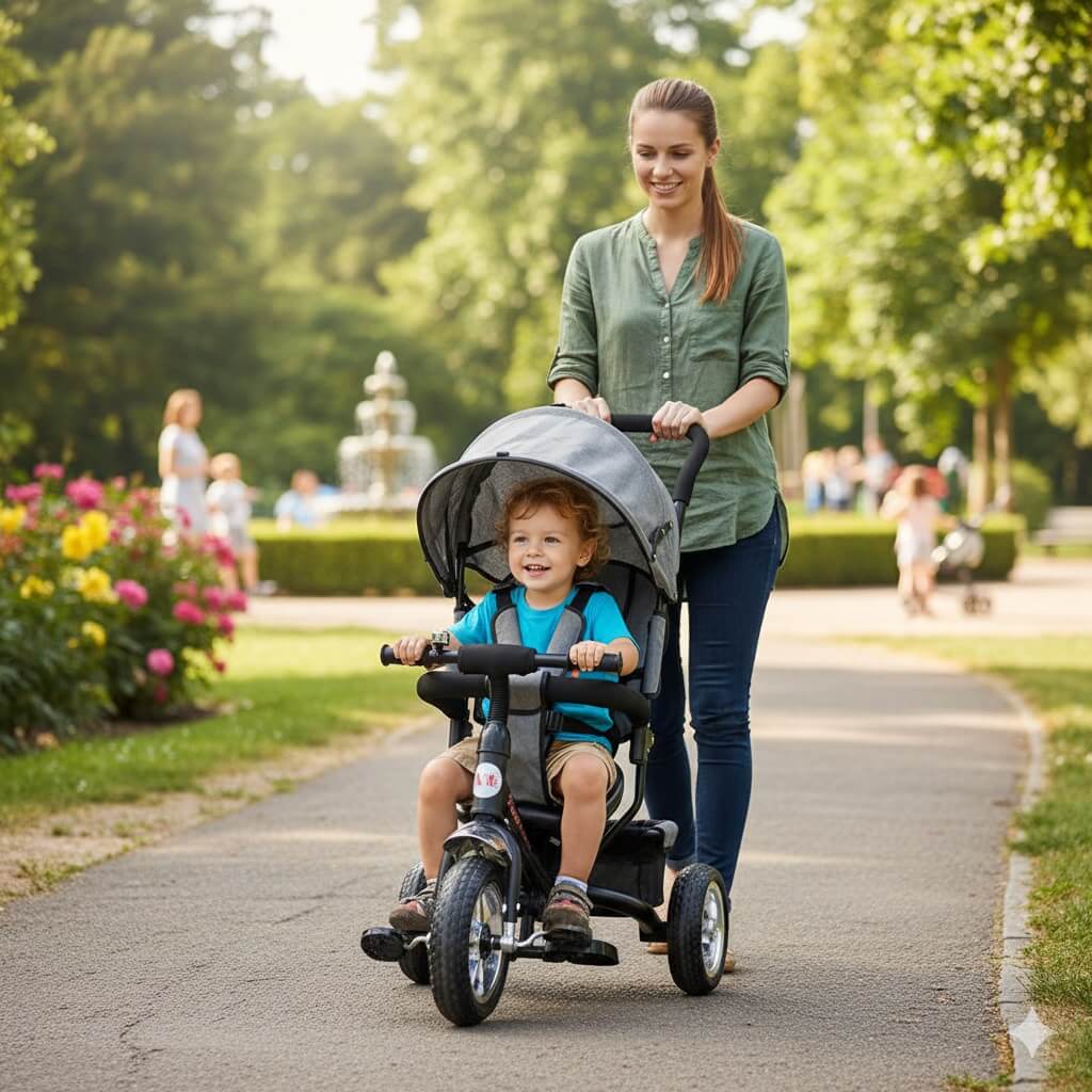 Tricikl Smart sa sedištem koje se obara
