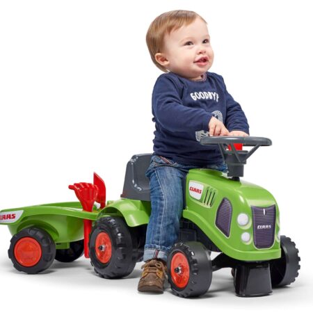 Traktor guralica Claas sa prikolicom