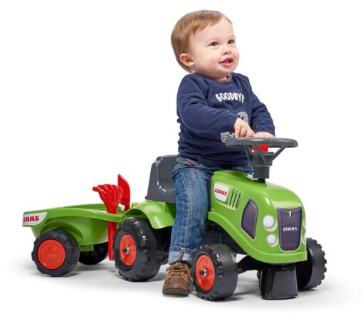 Traktor guralica Claas sa prikolicom