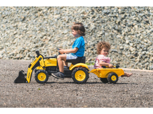 Traktor Komatsu sa kašikom i prikolicom 2076M