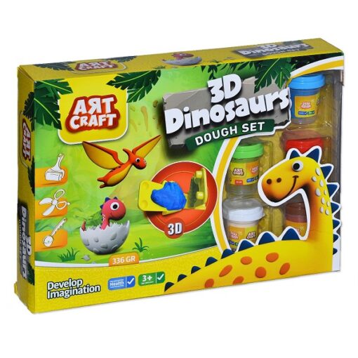 Plastelin za igru 3D dinosaurusi