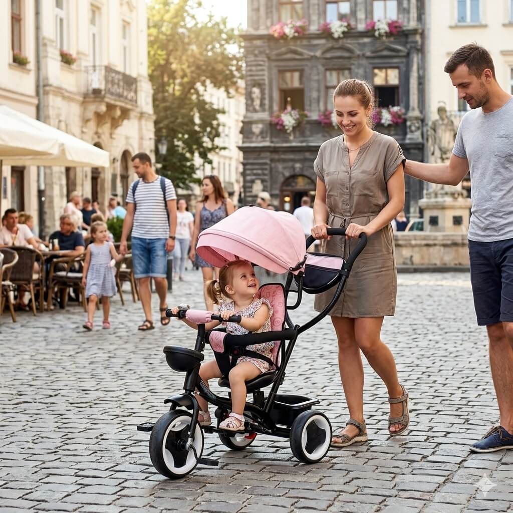 Tricikl sa rotirajućim sedištem Moni 431