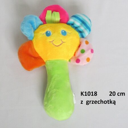 Plišana zvečka cvet 20 cm