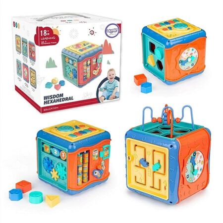 Didaktička edukativna kocka za bebe