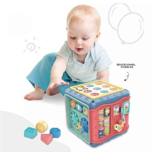 Didaktička edukativna kocka za bebe