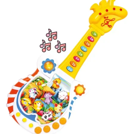 Gitara sa sa svetlom i zvukom