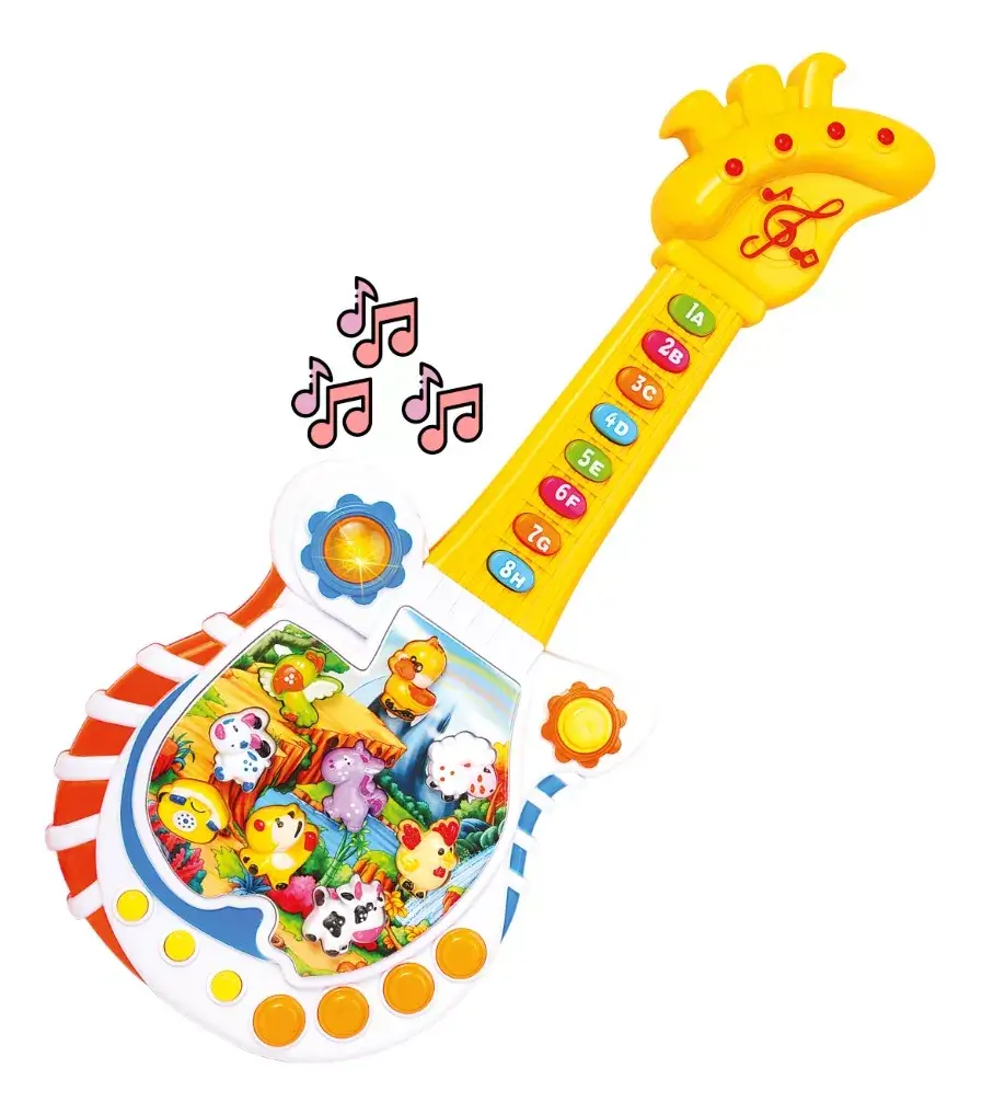 Gitara sa sa svetlom i zvukom