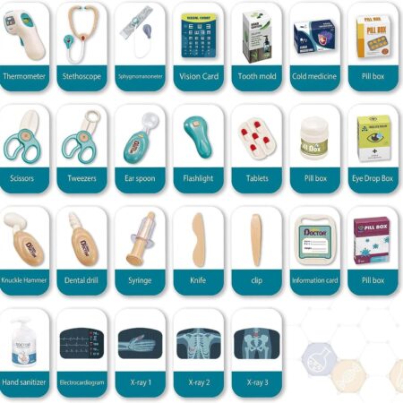 Deluxe doktor set sa svetlom i zvukom