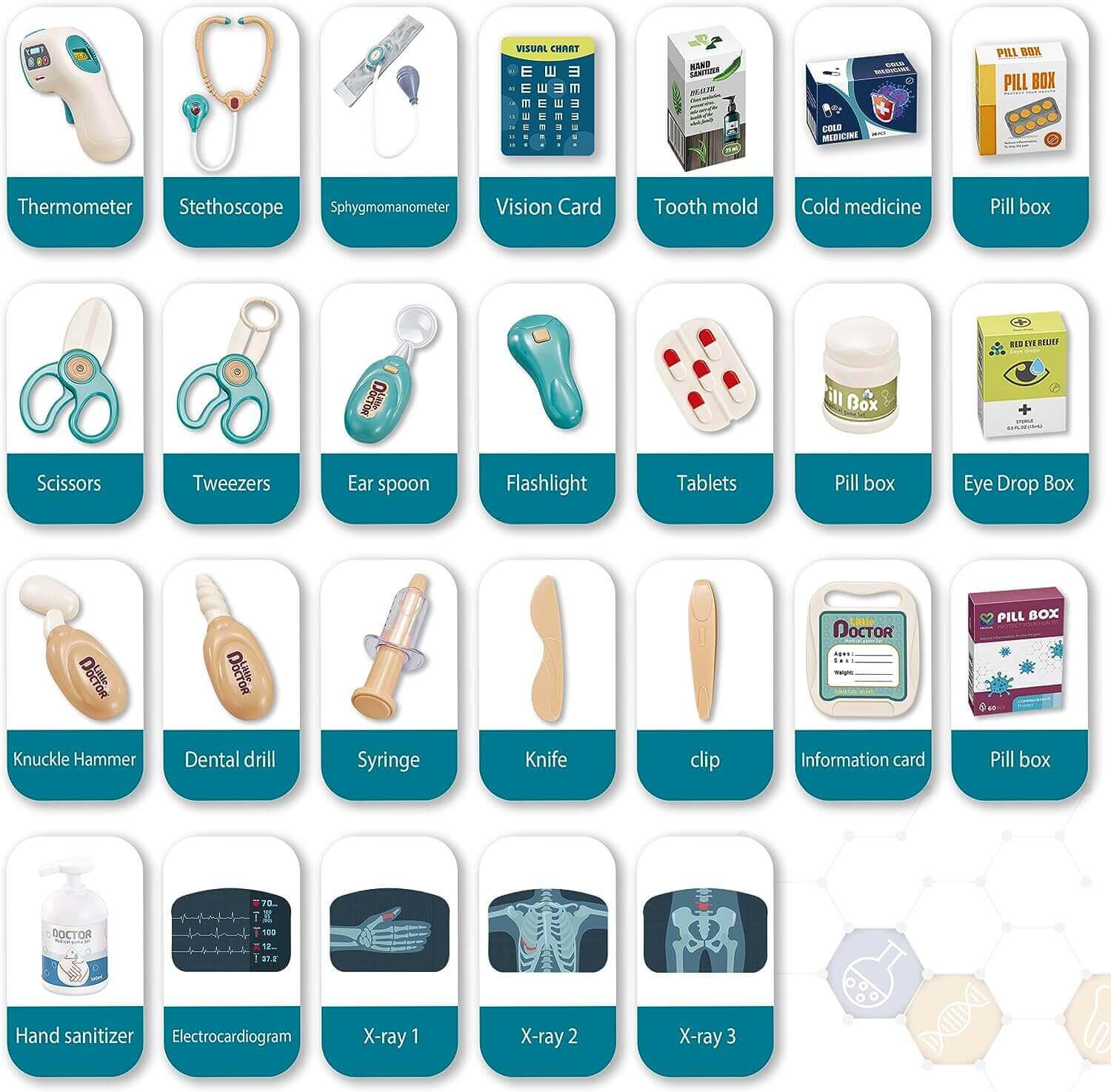 Deluxe doktor set sa svetlom i zvukom