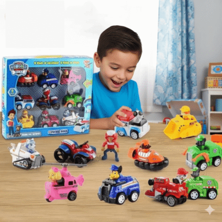 Patrolne šape autići sa kucama 9 kom.