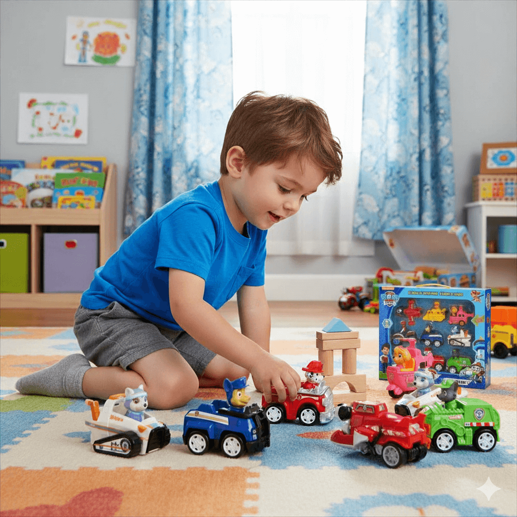 Patrolne šape autići sa kucama 9 kom.