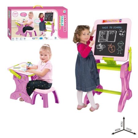 Set 2u1 Sto/Tabla za pisanje i crtanje