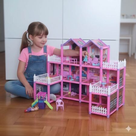 Kućica za lutke sa nameštajem