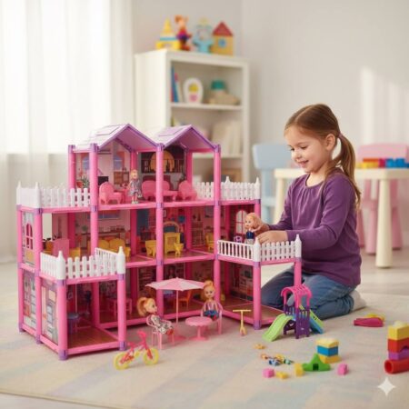 Kućica za lutke sa nameštajem