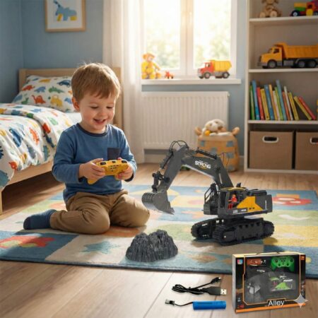 Bager na daljinski sa svetlom zvukom i parom