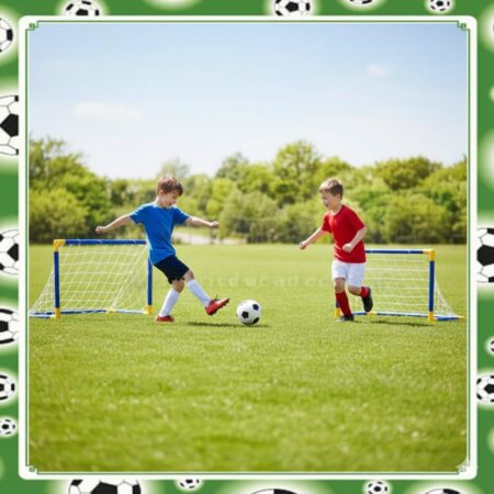 2 Fudbalska gola sa loptom