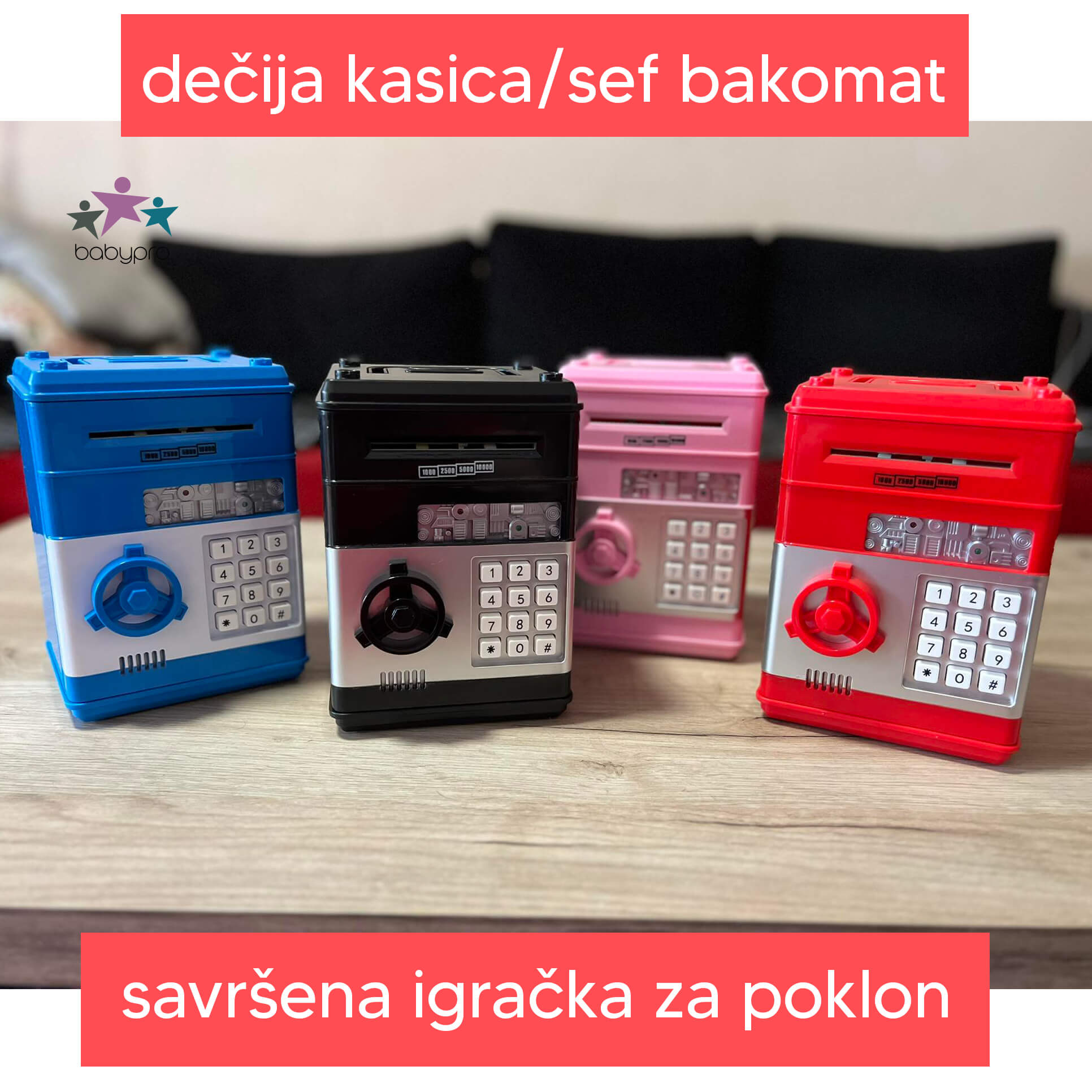 Dečiji Sef / bankomat kasica