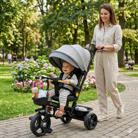 Tricikl sa roto sedištem i podesivim naslonom 4001