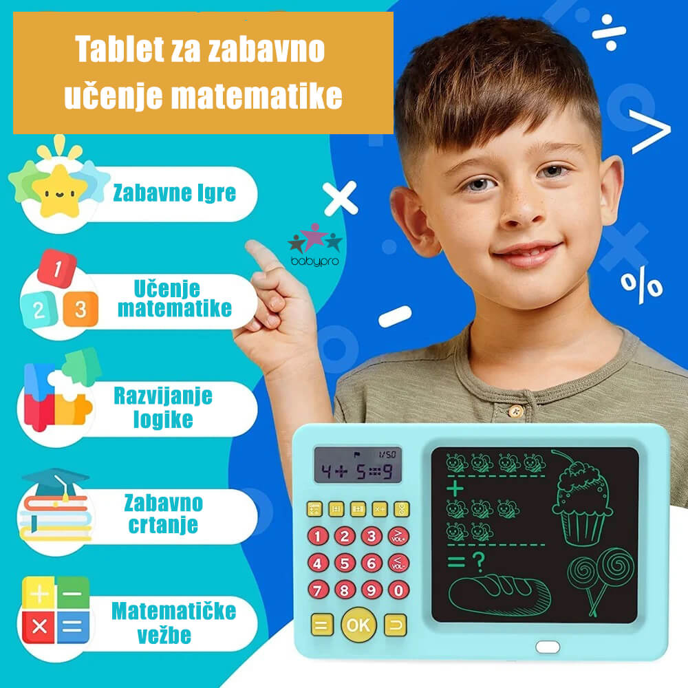 Tablet za zabavno učenje matematike
