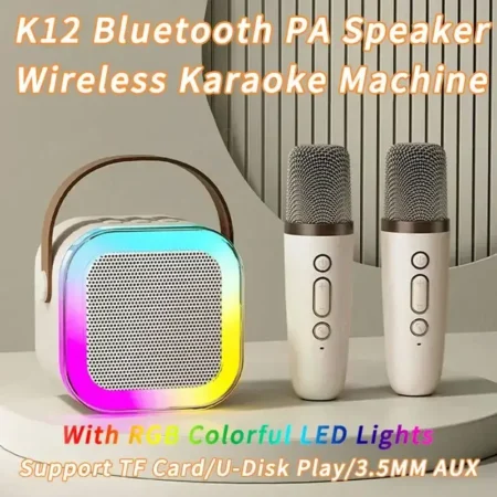 Karaoke bežični zvučnik sa 2 mikrofona