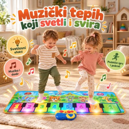 Muzički tepih koji svetli i svira