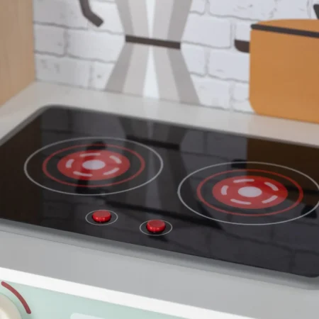 Drvena kuhinja sa svetlom i zvukom