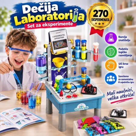 Dečija labaratorija set za eksperimente