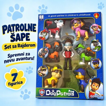 Patrolne šape set sa Rajderom