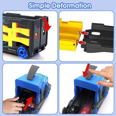 Kamion sa kružnom stazom i autićima