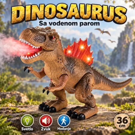 Dinusaurus koji hoda sa svetlom i zvukom