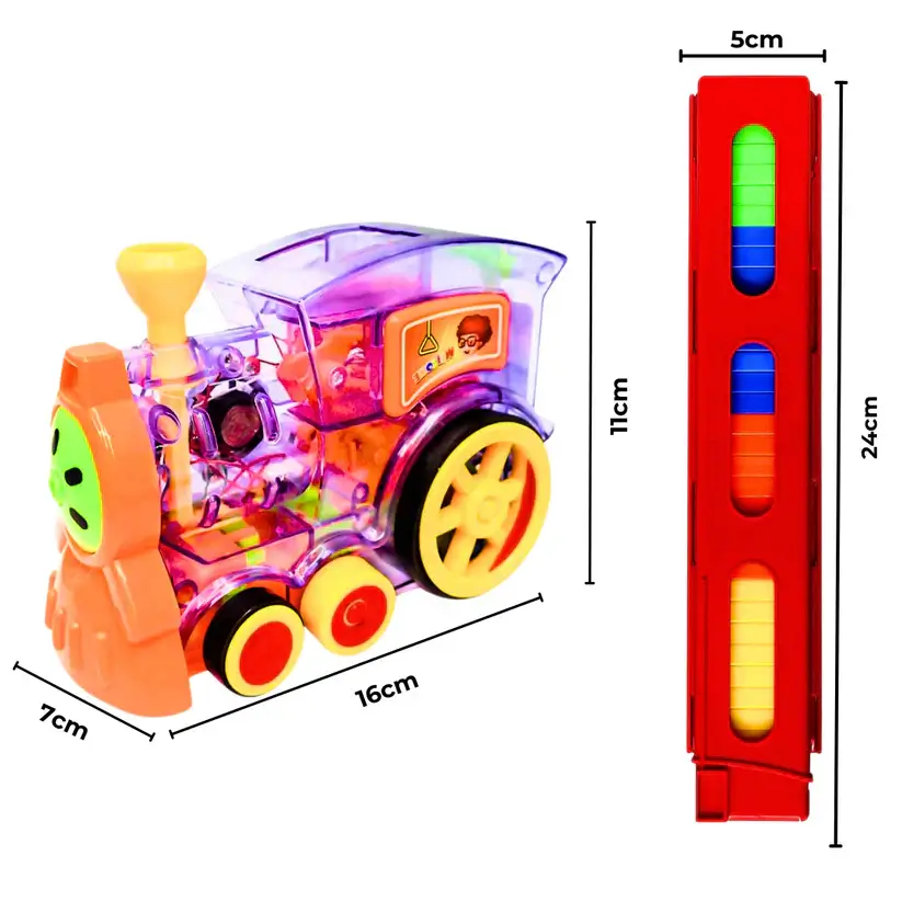Vozić za decu koji slaže domine