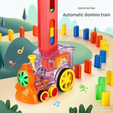 Vozić za decu koji slaže domine