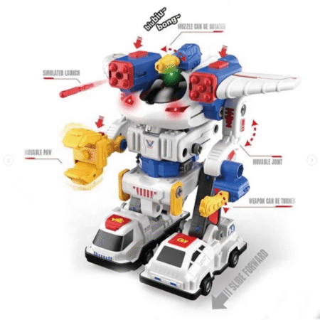 Robot 5u1 sa magnetnim sklapanjem
