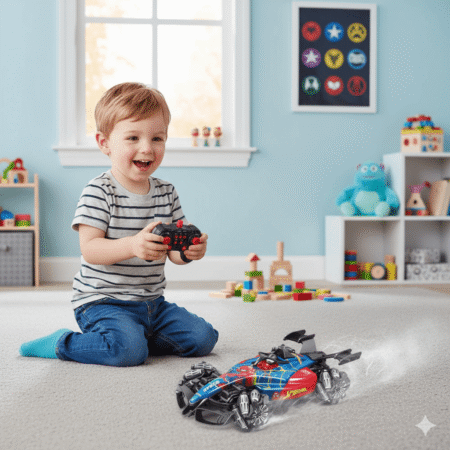 Veliki spiderman auto na daljinski sa svetlom