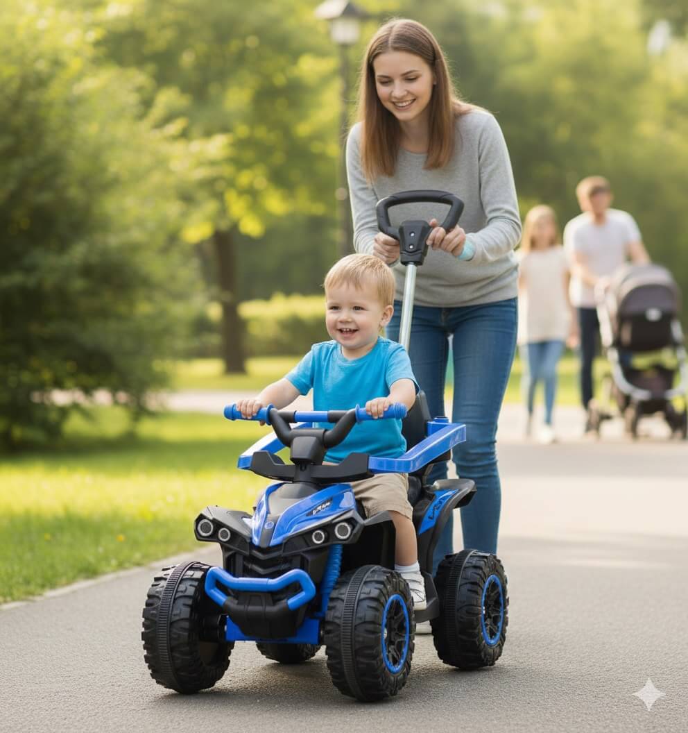 Džip guralica sa ručkom 472