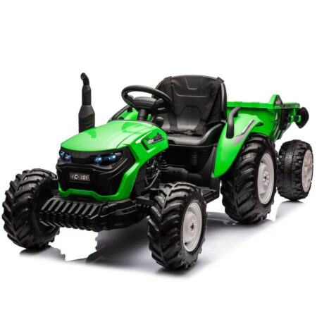 Dečiji električni traktor sa prikolicom i daljinskim upravljačem