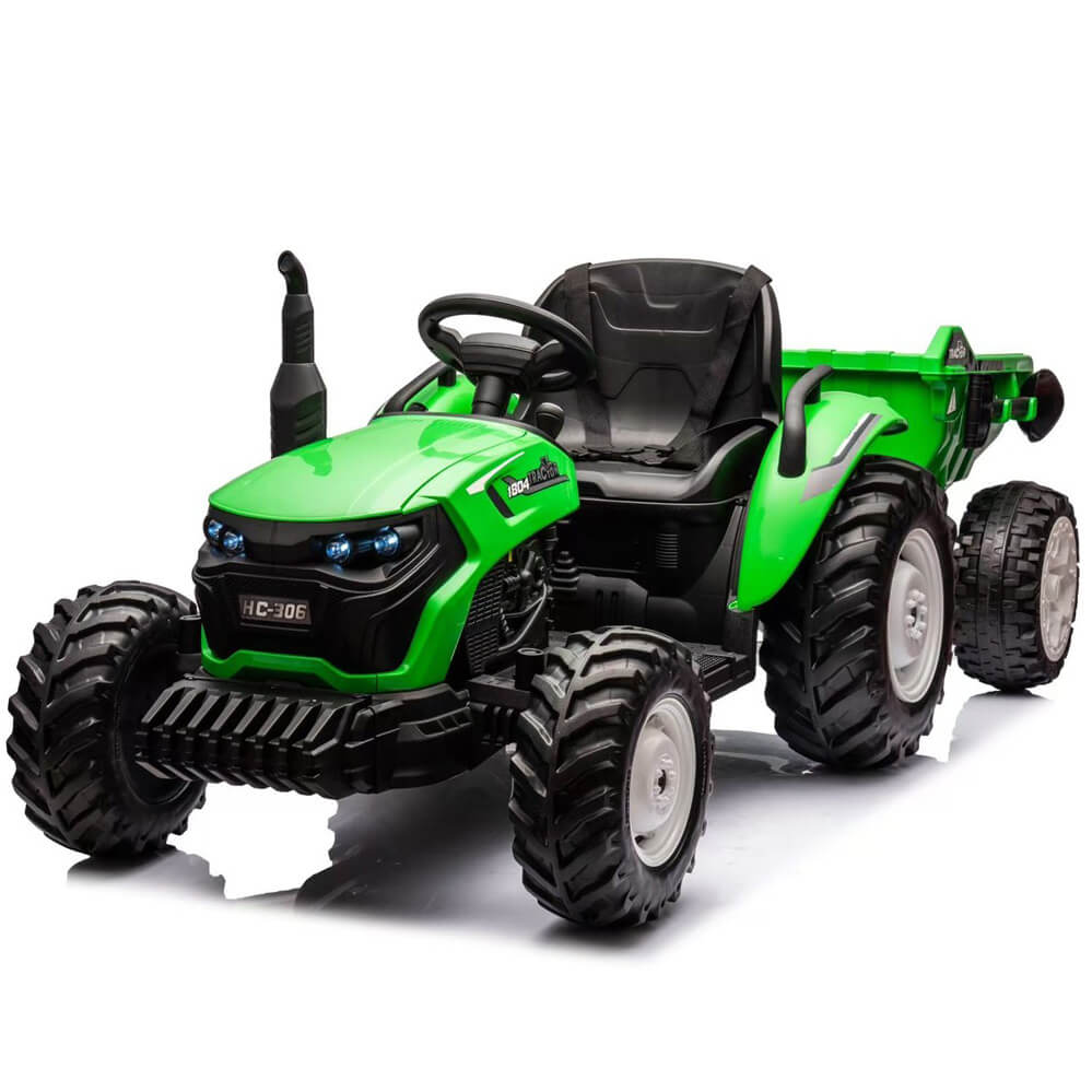 Dečiji električni traktor sa prikolicom i daljinskim upravljačem