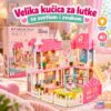 Velika kućica za lutke sa svetlom i zvukom