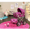 Kolica za lutke Ruby - Star dark Pink 631450