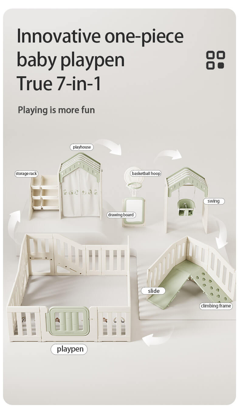 Dečija Igraonica Ogradica 7 u 1 Luxury