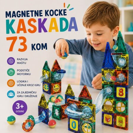Magnetne kocke kaskada 73 kom