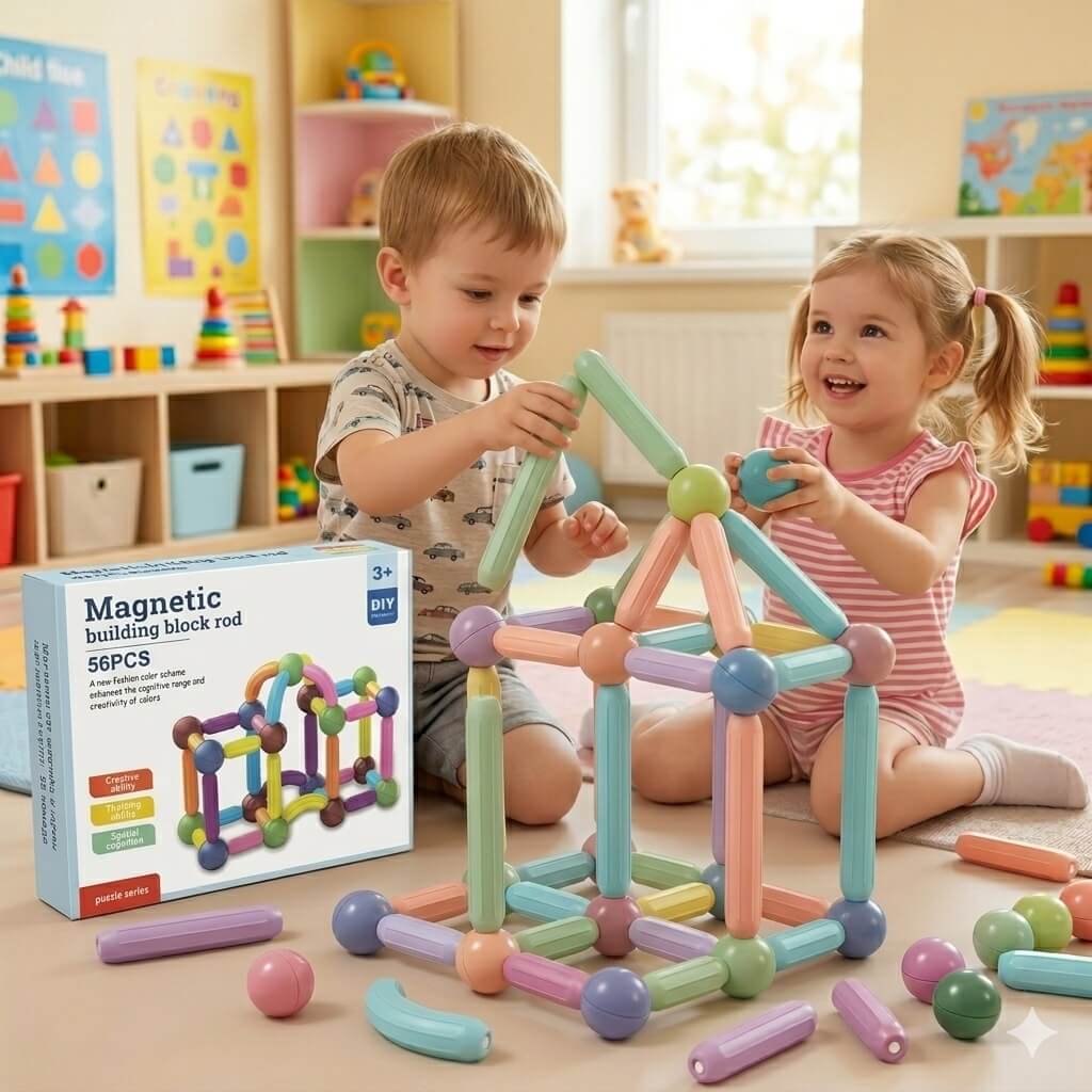 Magnetni set štapića i kugli