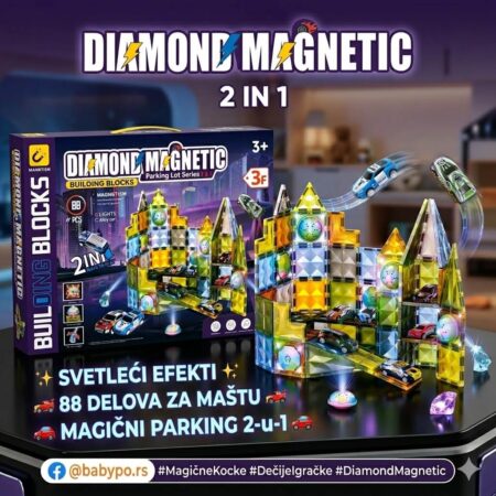 Svetleće magnetne kocke garaža