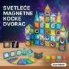 Svetleće magnetne kocke dvorac