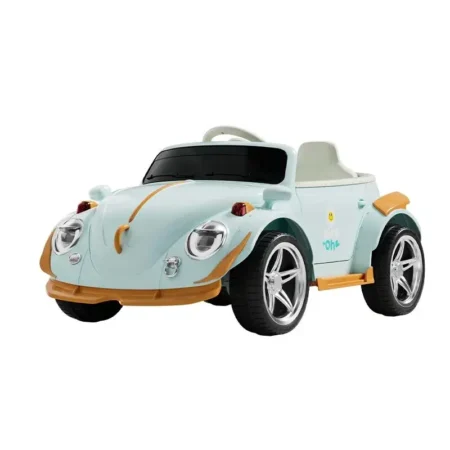 Retro Buba dečji auto na akumulator beli kabriolet 12V 4.5Ah 106x60x48cm