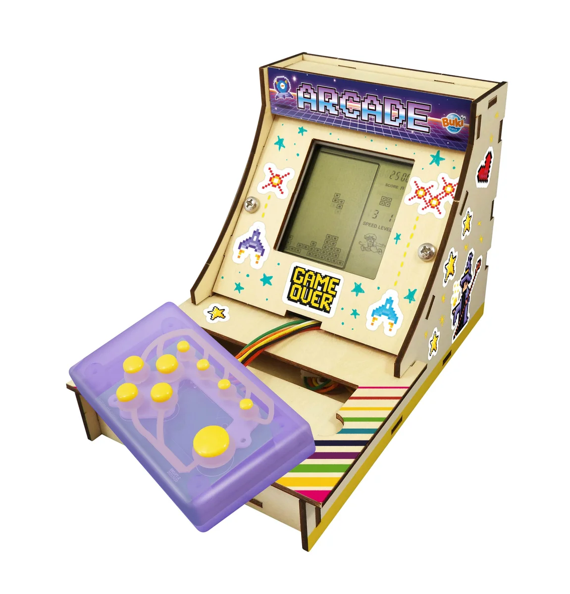 BUKI Arcade dekoracija nalepnicama na drvenom kucistu