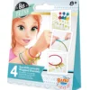 BUKI Be Teens Wrapped Bracelets DIY set za 4 namotane narukvice sa zlatnim sarmovima 8+