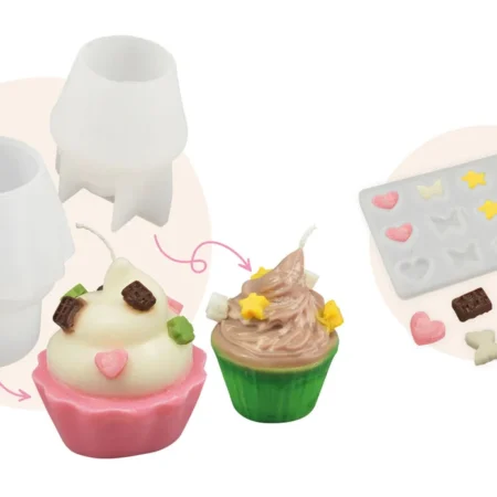 BUKI Cupcakes Candles silikonski kalupi - cupcake i mini dekoracije