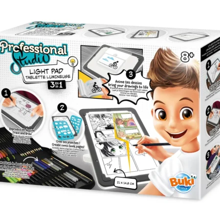 BUKI Professional Studio Light Pad 3u1 svetleci tablet za crtanje stripova sa priborom 8+