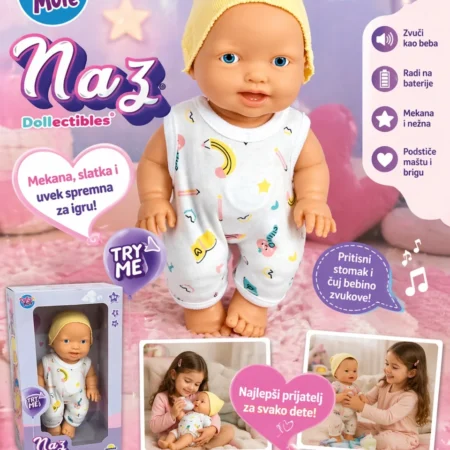 Sunman Dollz n More Naz beba lutka pakovanje sa zvucnim efektima za decu 3+